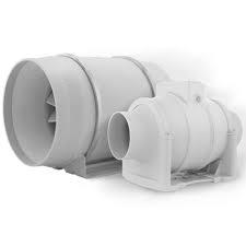 Inline Circular Fan - Air Volume: 50 To 1000 Ft3/min (Cfm)
