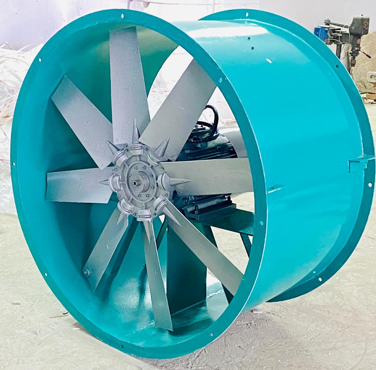 Tube Axial Fan - Air Volume: 500 To 150000  Ft3/min (Cfm)