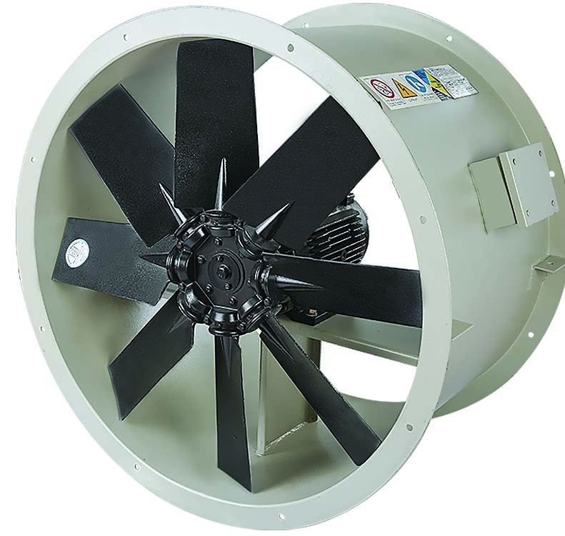 Tube Axial Fan - Air Volume: 500 To 150000  Ft3/min (Cfm)