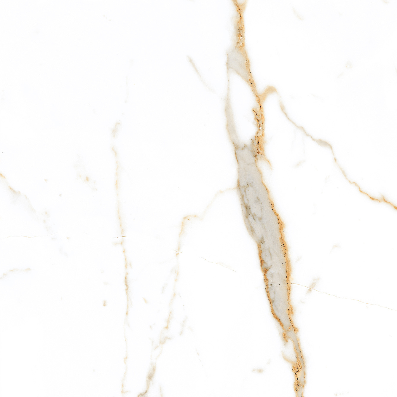 Polished Glazed Vitrified Tiles - 600x600mm, Glossy White Porcelain Finish | Acid-resistant, Non-slip, Premium Quality