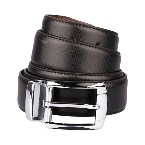Genuine Leather Mens Reversible Belt - Buckle Material: Steel