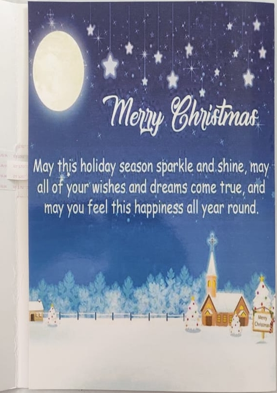 Merry Christmas Musical Singing Audio Greeting Card - Customized 3d & Flat Folded Design | Perfect Holiday Greeting With Recordable Message