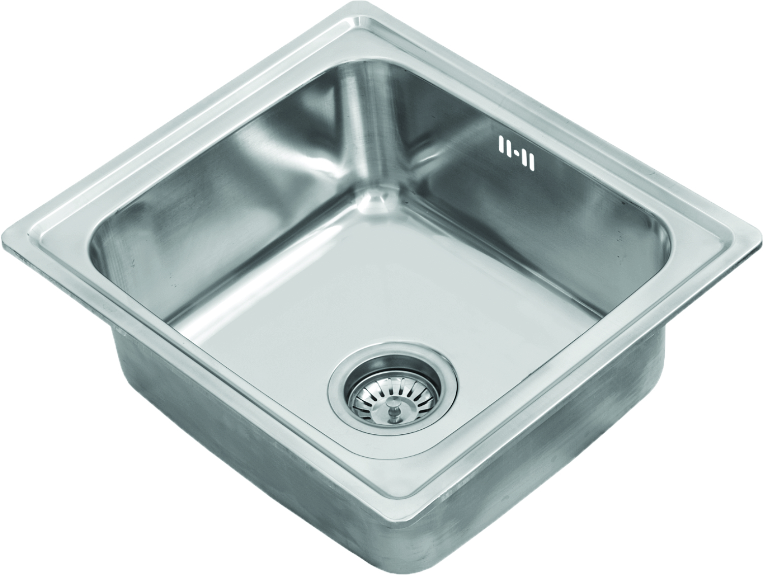 Kitchen Sink - Stainless Steel, 20 X 16 X 8 Inches, Silver Color | Polished Finish, Rust-resistant, Undermount Or Topmount Installation, 5-year Warranty