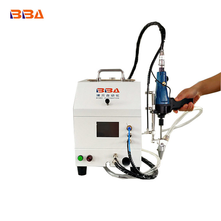 Silver Screw Handheld System With Servo Motor Screw Feeding Machine