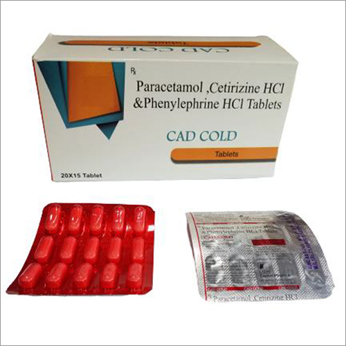 Paracetamol - Cetirizine HCI and Phenylephrine HCI Tablets