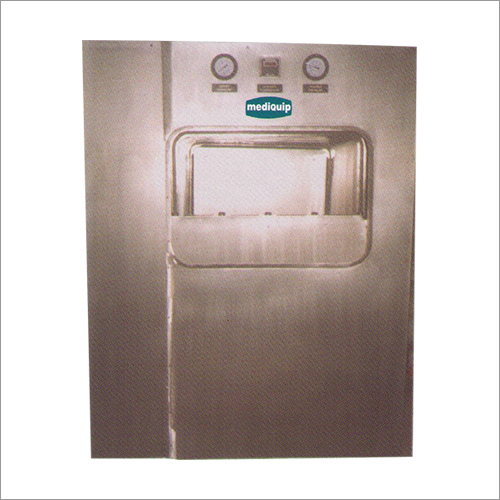 Flush Mounted Auto Door Steam Sterilizer - Stainless Steel, Silver | Pressure Steam Equipment, Automatic Alarm Sensor, Weather and Chemical Resistant