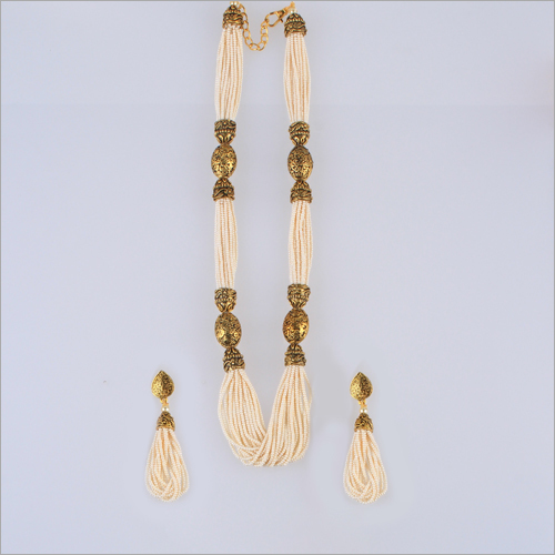 Wst289 बीड्स एंटीक नेकलेस सेट