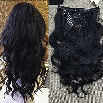 Virgin Clip Human Hair Application: Profesional
