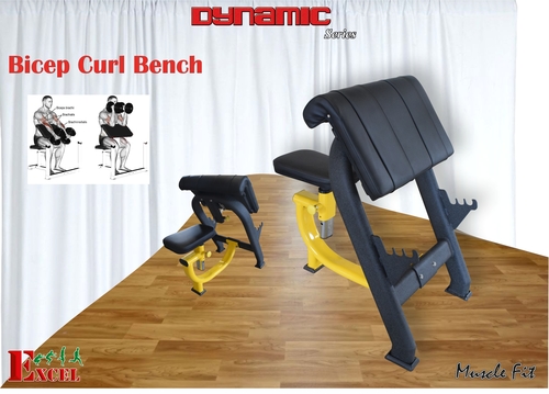 Bicep Curl Bench - Premium Steel Design | Muscle Gain Strength Machine for Optimal Performance