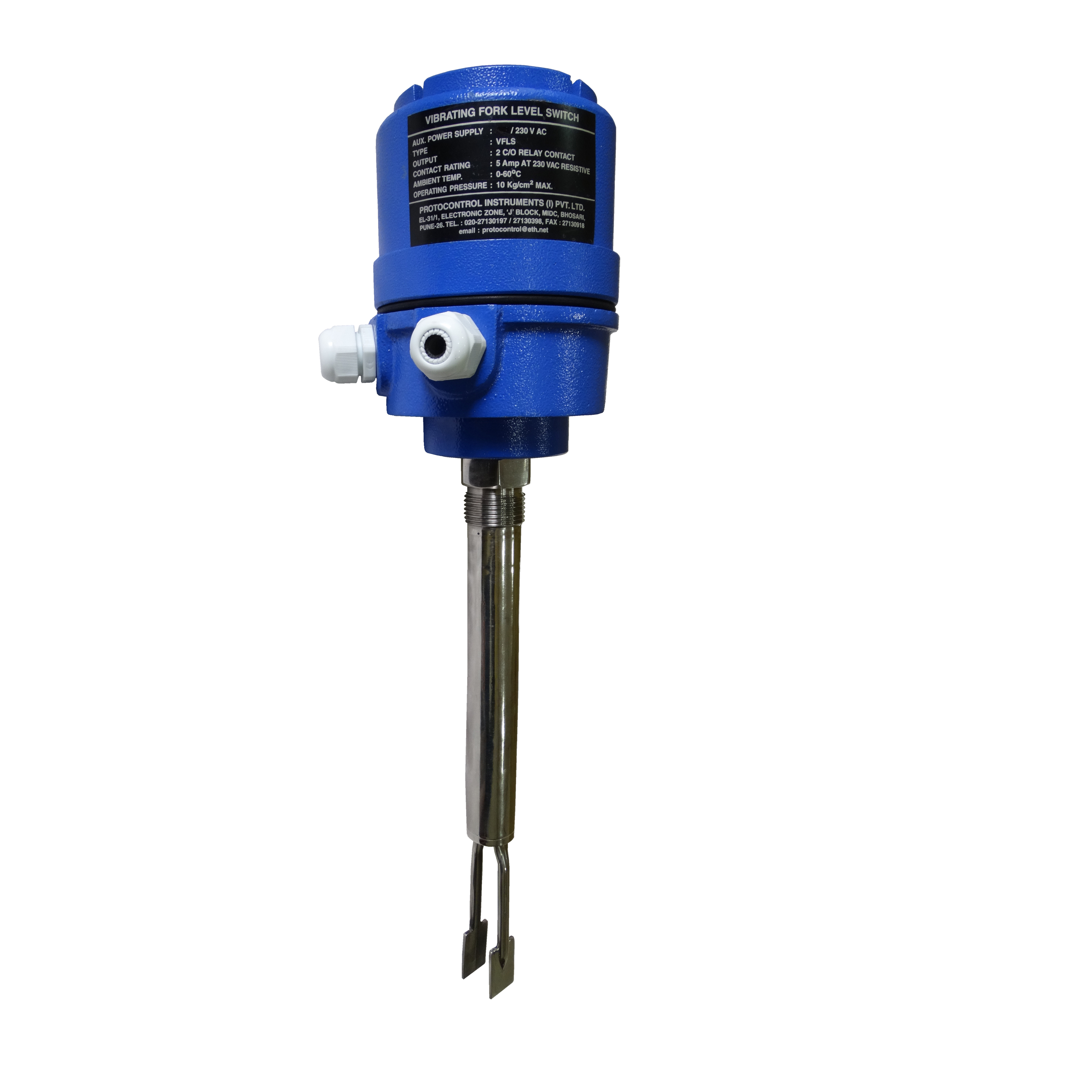 Vibrating Fork Level Switch - Application: Industrial