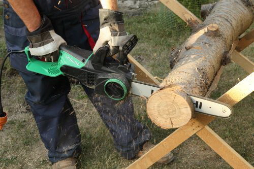 Green Hitachi Chain Saw Cs40y