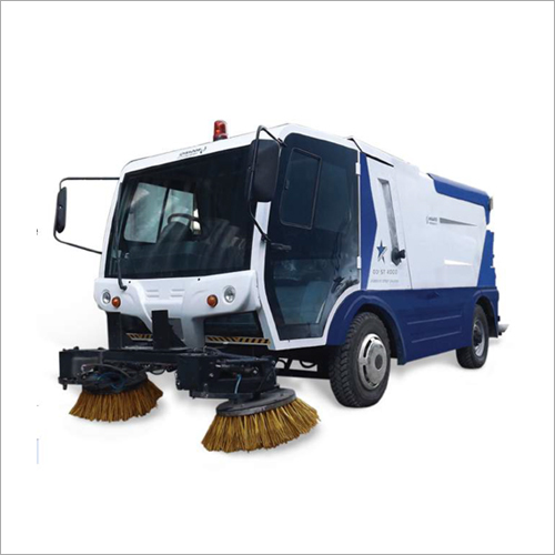 Commercial Street Sweeping Vehicle - Model ST 2500, 60 Kw Motor, 2000 mm Sweeping Width, 25 Km/h Working Speed | Bagless, 240 Liter/day Capacity, 2.5 m3 Tank Volume