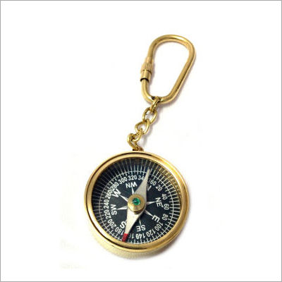 Antique Compass Key Chain