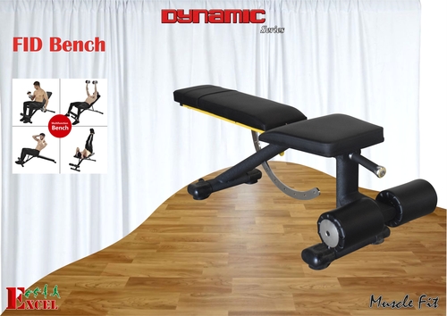 FID Bench - Durable Steel Construction | Versatile Gym Bench for Muscle Gain and Strength Training