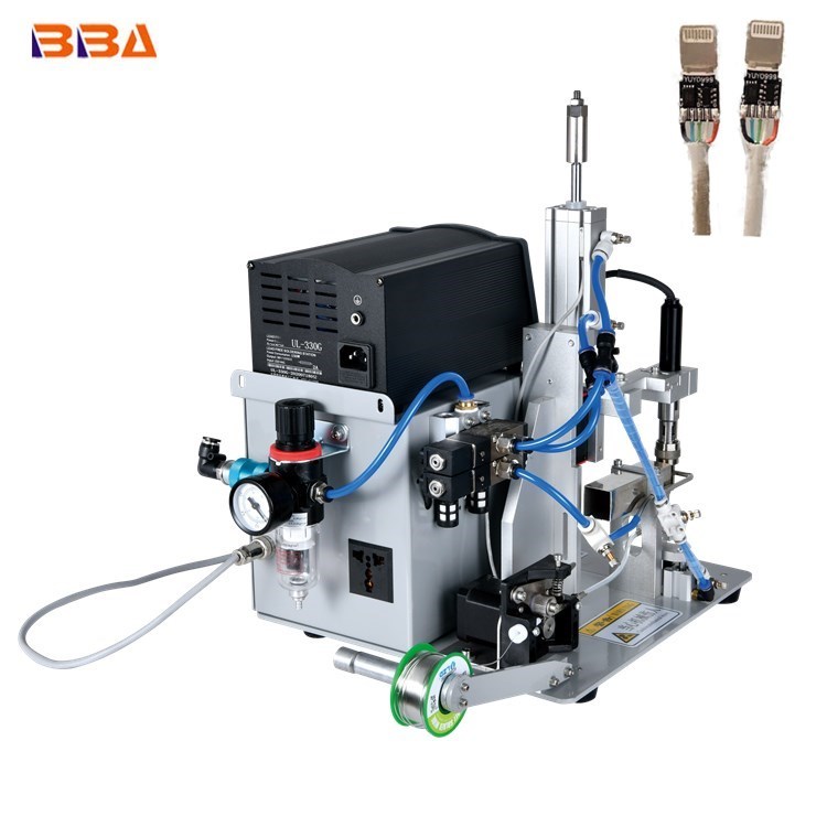 Silver Foot Switch Automatically Tin Soldering Machine For Solder Wire Automatic Soldering Machine