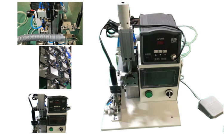 Silver Factory Price Usb Connector Electronic Components Soldering Machine With Tin Feeder