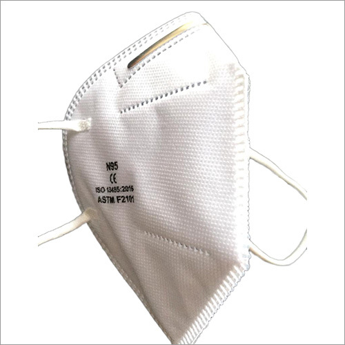 N95 Face Mask - White Color | Unisex Design For Personal Care, Protects Against Bacteria, Dust & Pollution