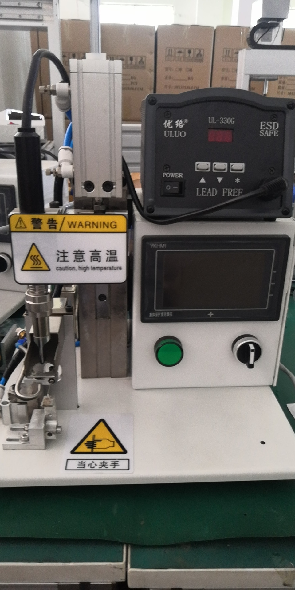 Silver Bba Electronic Component Three Axis Soldering Robot Station Tools Manufacturer