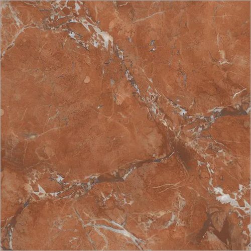 Vitrified Porcelain Tiles - 12x12 Inches, Glossy Red Finish | PEI 4 Abrasion Resistance, Less than 0.5% Water Absorption