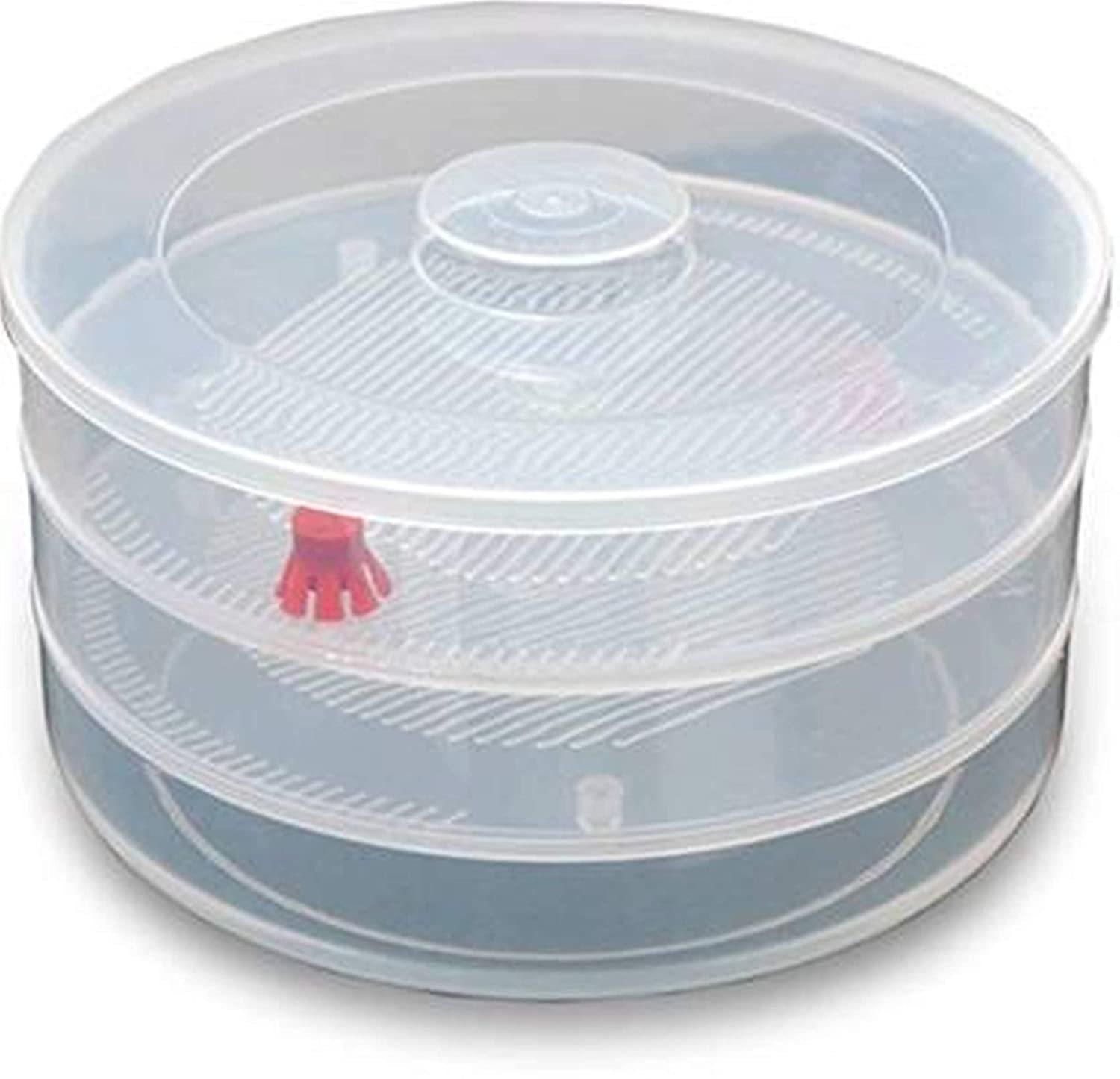 Sprout Maker - Abs Plastic, 10 Cm Size, White Color | Hygienic Design With Siphon System For Easy Sprouting And Cleaning Features