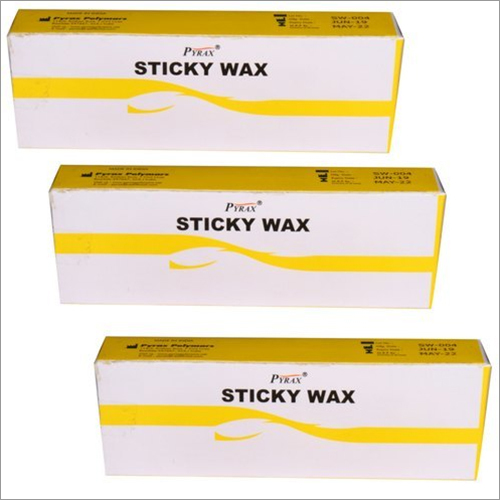 Sticky Wax - Rigid Adhesive for Material Positioning | Orange and Yellow Color, Ideal for Dental Protective Products