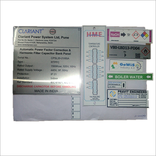 Multiple Color Name Plate