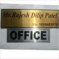 Official Name Plate