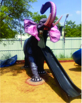 American Lucky Elephant Slide