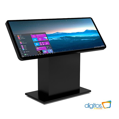 Touch Screen Kiosk Horizontal - 65 Inch LED Display, 1920 x 1080 Resolution, Android Processor, 2GB RAM Upgradable to 32GB, Wireless Keyboard & Mouse, 2 Year Warranty