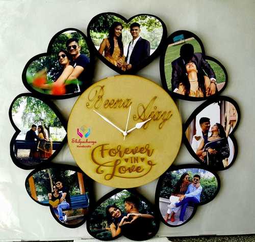 Customized Wooden Photo Frame - Premium Natural Wood Construction | Elegant Design, Perfect For Home Or Office Decor, Personalized Touch