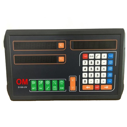 OM Two Axis Digital Readouts - 200mm Height, 300mm Length, 56mm Width | Precision Measurement, Digital Display, 0.5kg Weight