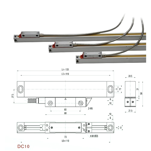 Linear Scale Height: 50 Millimeter (Mm)