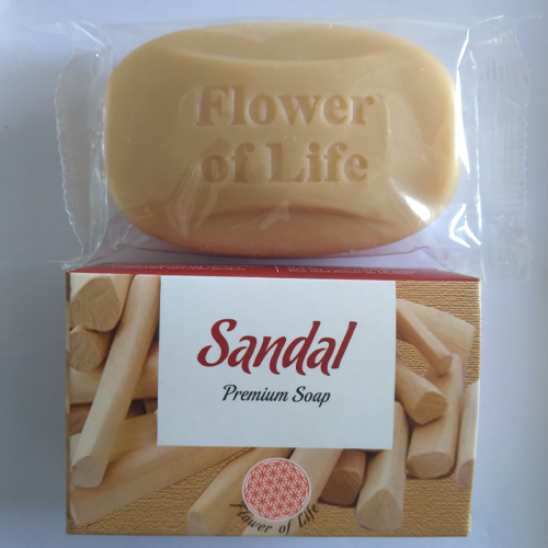 Sandal Soap - 75 Grams | Enriched With Vegetable Oil For A Luxurious Bath Experience
