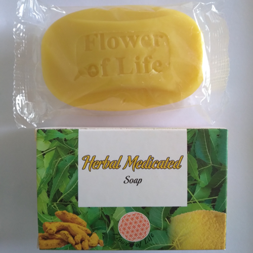 Herbal Medicated Soap - 75 Grams | Solid Bath Soap With Healing Herbal Extracts For Skin Relief