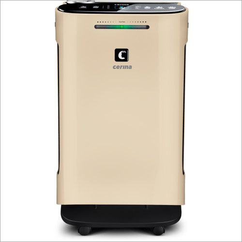 Hepa Air Purifier - Bmc Plastic, 470 M3/h Capacity, Gold Color, Auto Mode, Touch Control Panel, Child Lock