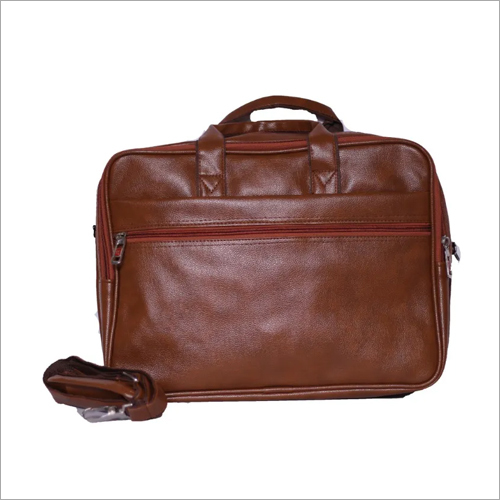 Leather Brown Office Laptop Bag