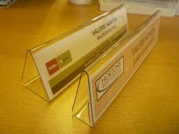 Transparent Name Plate