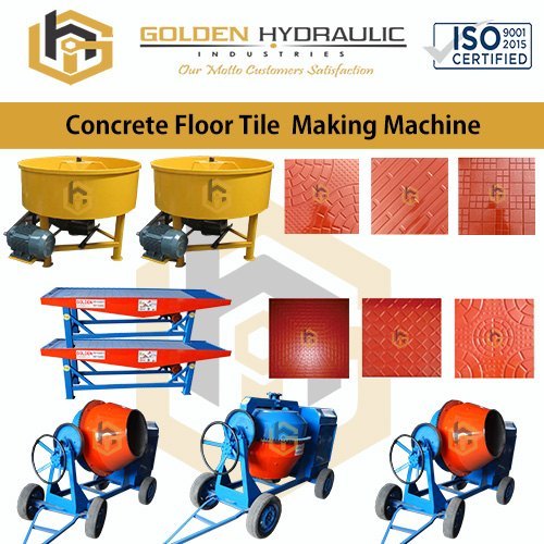 Concrete Floor Tile Making Machine