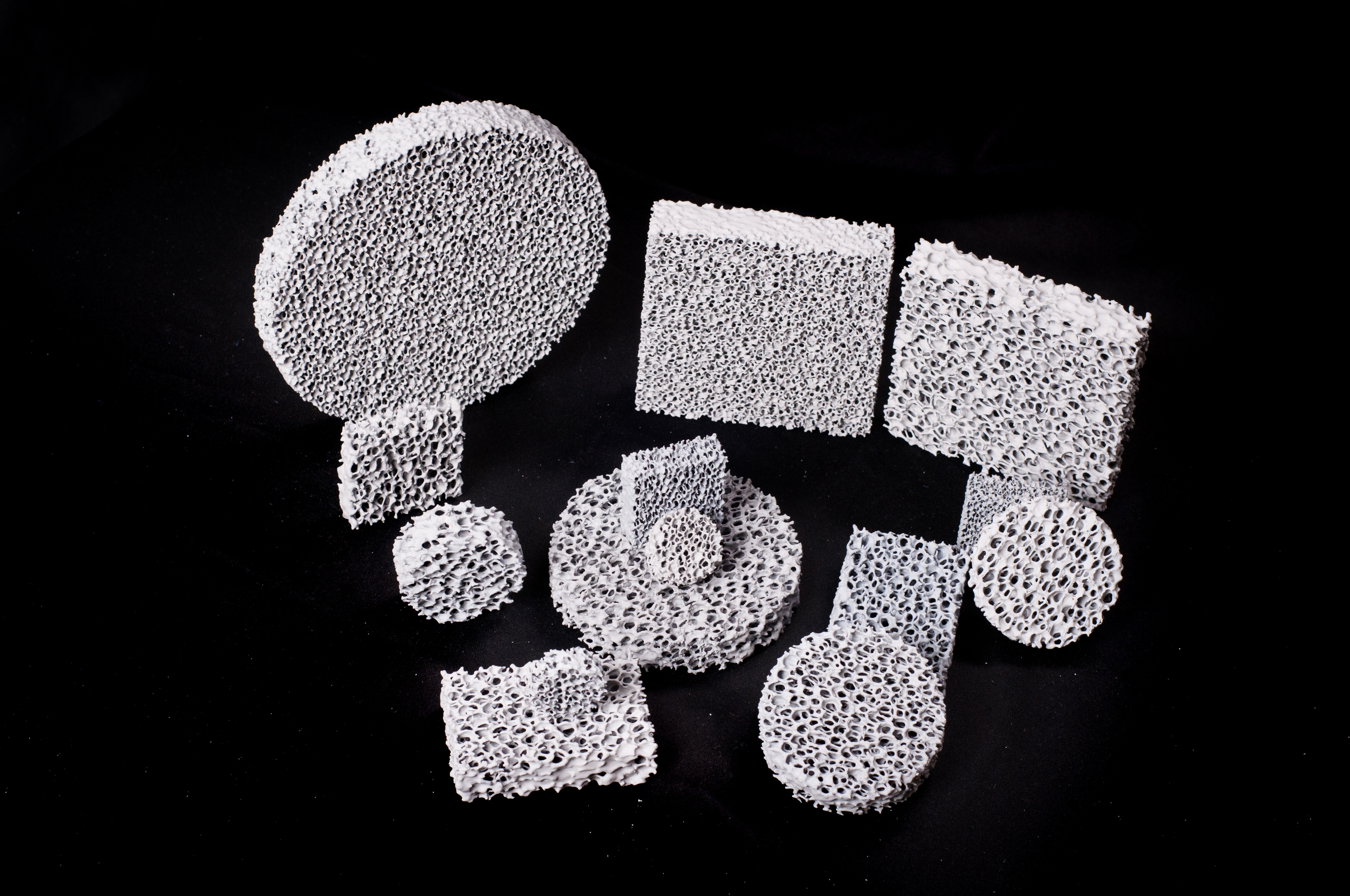 Square Silicon Carbide Ceramic Foam Filter Diameter: 40-500 Millimeter (Mm)