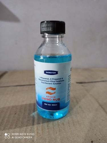 Sansitor Liquid Hand Sanitizer - 100ml, 250ml, 500ml, 1L, 5L | Blue Color, Quick Evaporation, Excellent Skin Tolerability, For Hygienic & Surgical Use