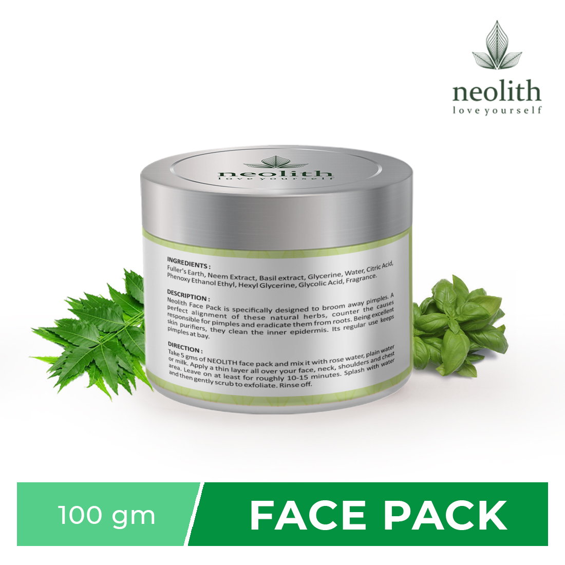 Neolith Neem Cucumber Scrub (100 G) Age Group: 13-65