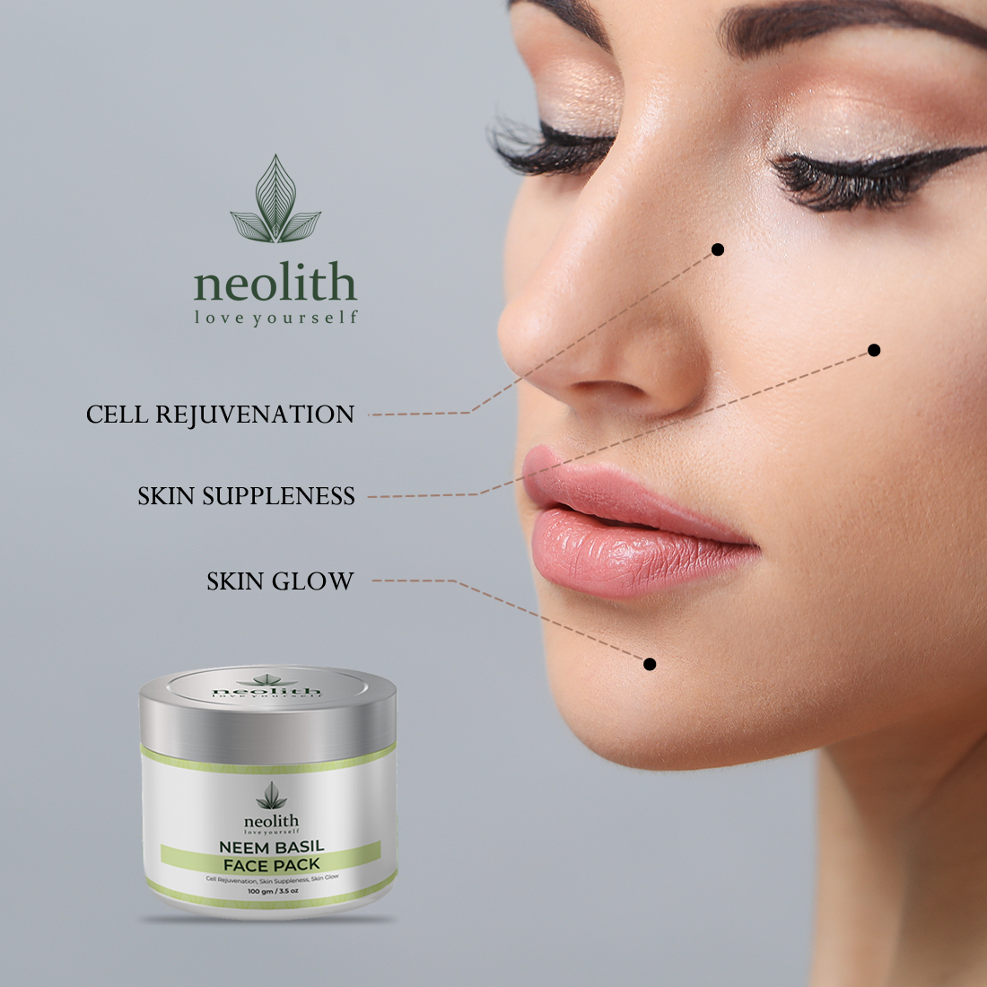 Neolith Neem Cucumber Scrub (100 G) Age Group: 13-65