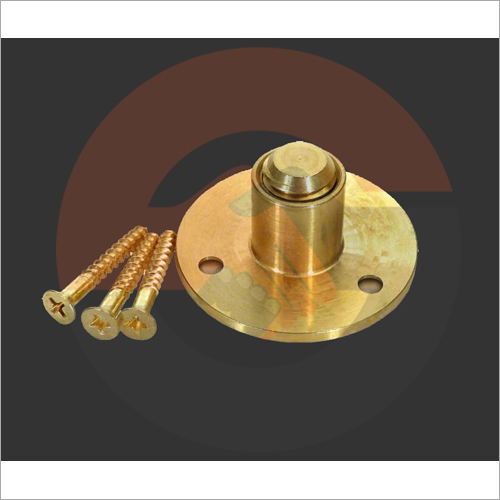 Brass Wood Deck Anchor - Free Cutting Brass IS 319, BS 249 | Flange Type, Polished Finish, Golden Color, Adjustable Diameter, Versatile Usage