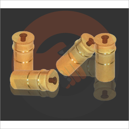 Brass Key Hole Anchor - Brass Material, Various Diameter Options Available, Polished Golden Finish | Suitable for Commercial and Industrial Use, High Grade Construction
