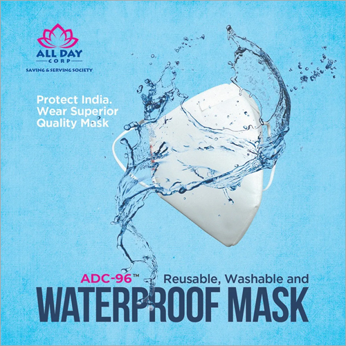Reusable Mask - Quality Cloth, Standard Size, Unisex | Waterproof, Washable, Soft Feel, Breathable, Tear Resistant, Elastic Earloop