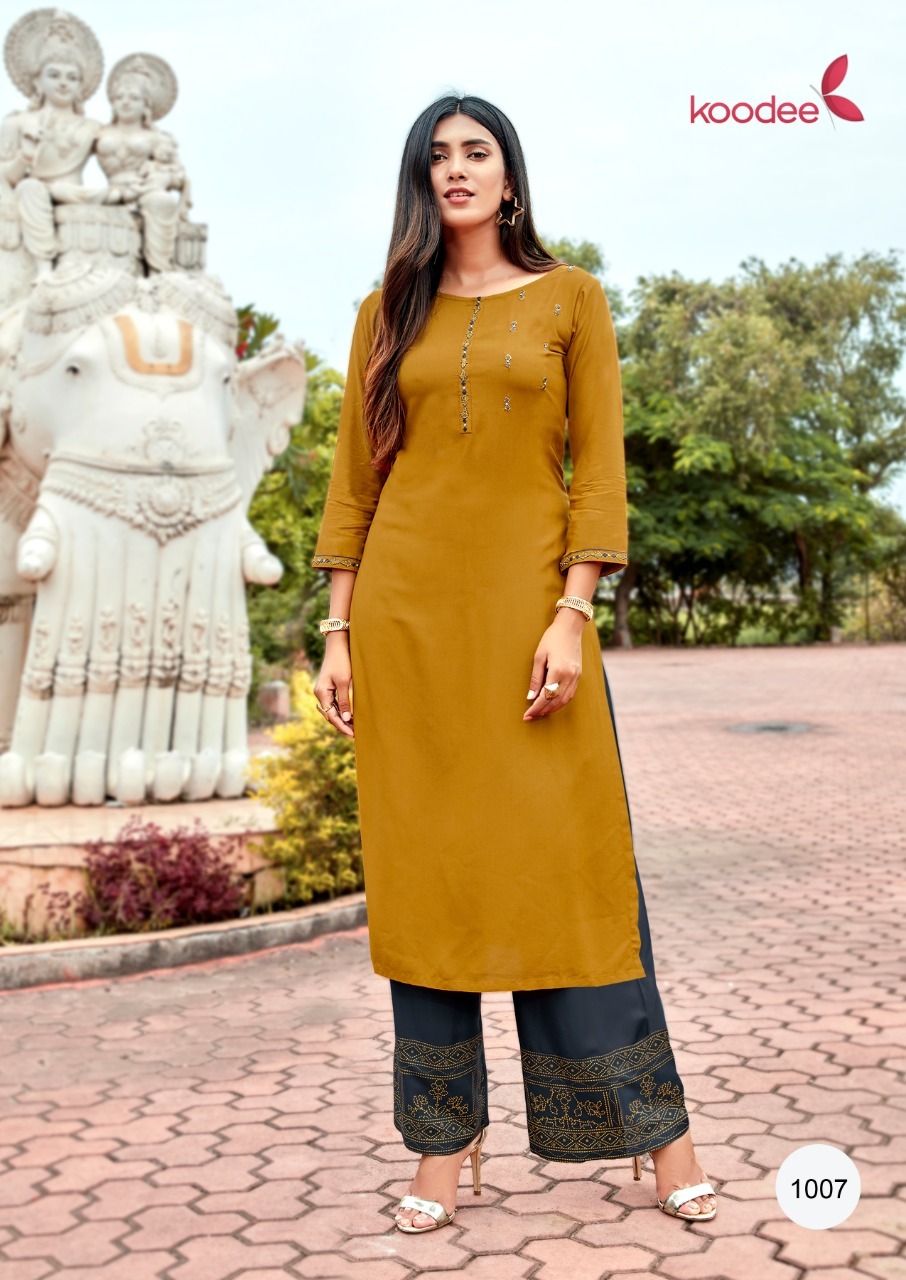 Crystal Vol-1 Rayon Kurtis Set - Color: As Per Catalog