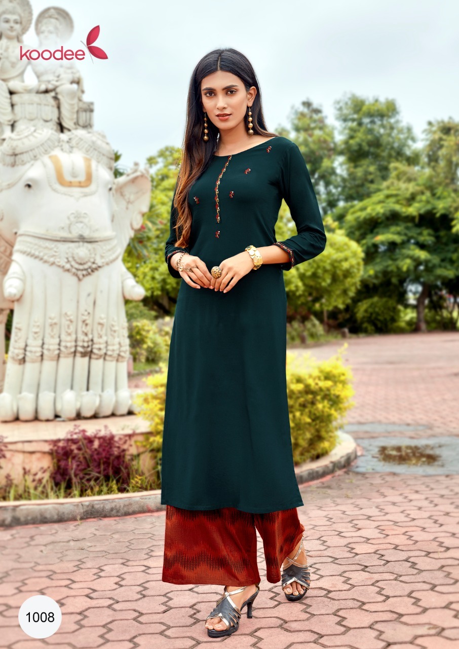 Crystal Vol-1 Rayon Kurtis Set - Color: As Per Catalog