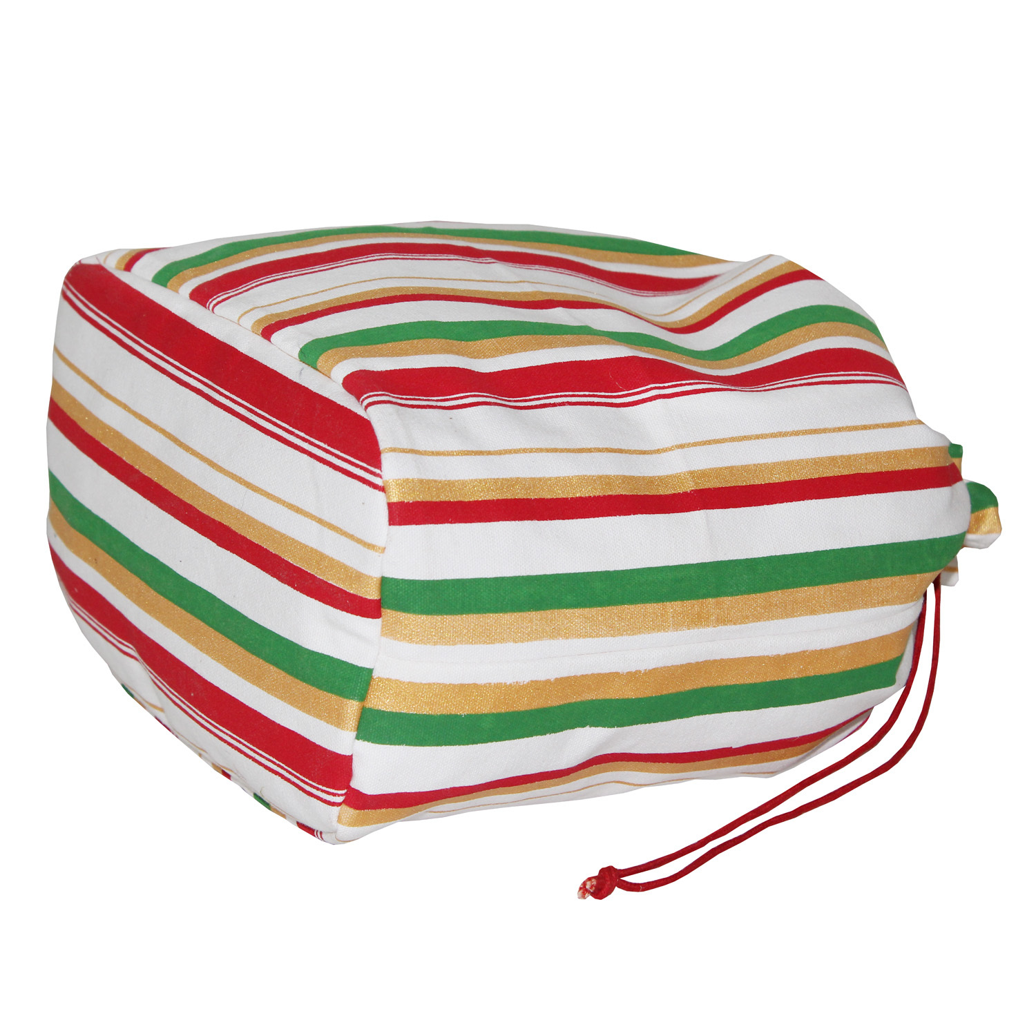 Canvas Fabric Pouch With Striped Print Capacity: 2 Kgs Kg/day