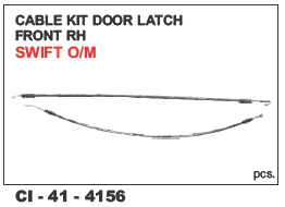 Cable Kit Door Latch Front (RH) Swift O/M - Vehicle Type: 4 Wheeler, Warranty Included | Durable Design for Reliable Operation