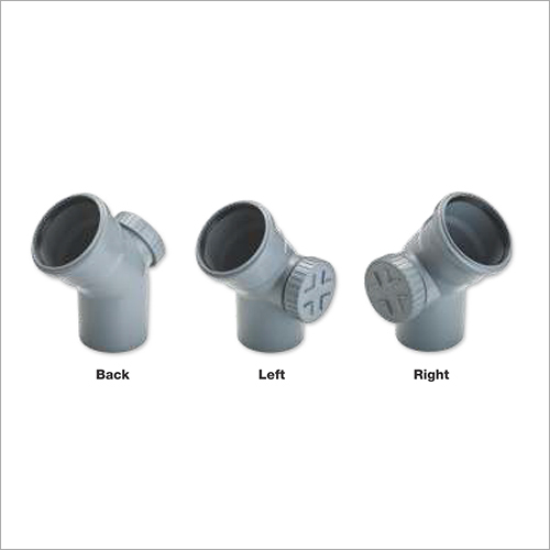 Grey 45 Bend With Inspection And Seal